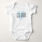 Lil Bro Blue Heart Matching Sibling Family