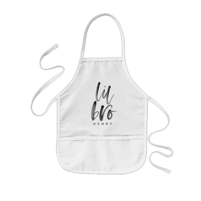 lil bro kids' apron (Front)