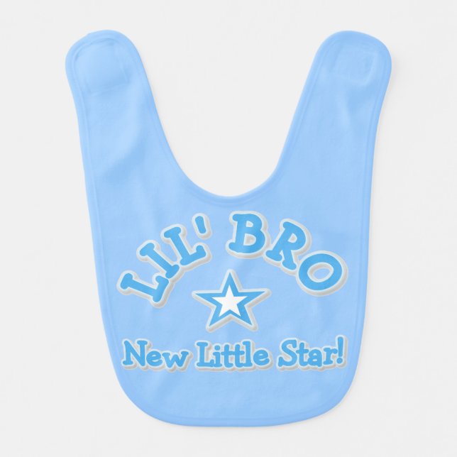 Lil Bro New Little Star Bib (Front)