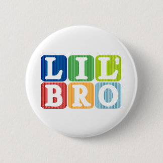 Lil bro pinback button