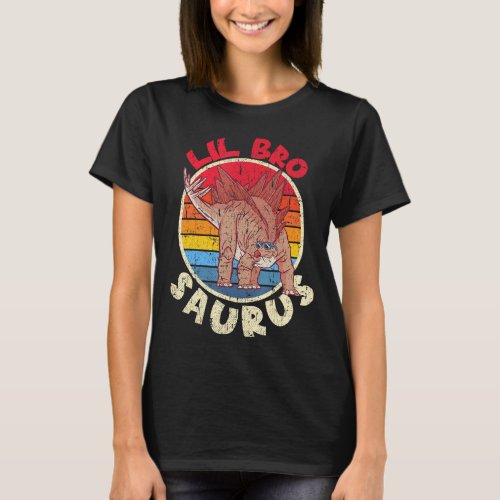 Lil Bro Saurus I Stegosaurus Stenops I Family Matc T_Shirt