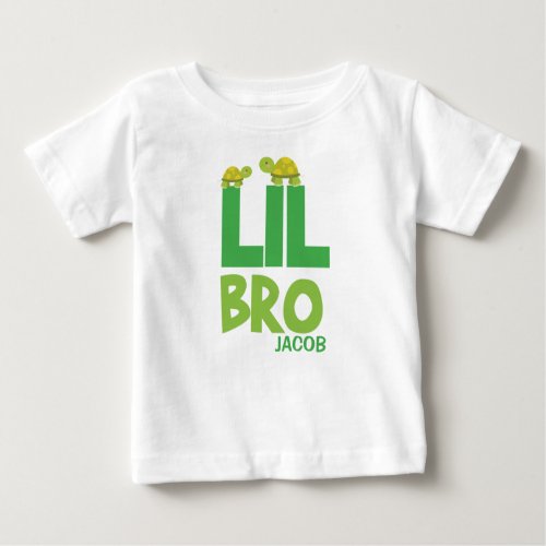 Lil bro turtle shirt set