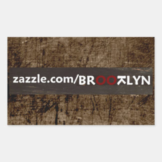 lil' BROOTLYN store - IT IS WHAT IT ISN'T Rectangular Sticker