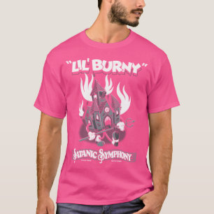 Lil Burny Satanic Symphony Vintage toon Burning Ch T-Shirt