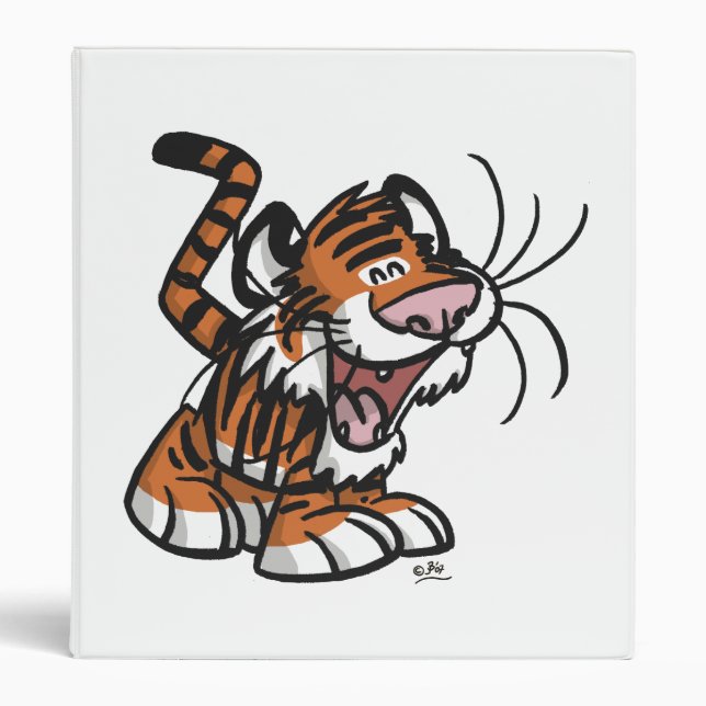Lil' Cartoon Tiger Binder (Front)