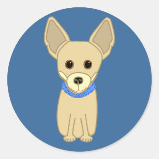 LiL Chihuahua Classic Round Sticker