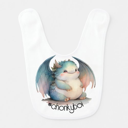 Lil Chonky Dragon Baby Bib