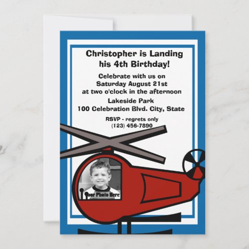 Lil Chopper Invitation