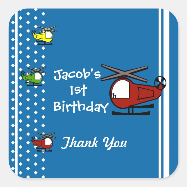 Lil Chopper Square Sticker (Front)