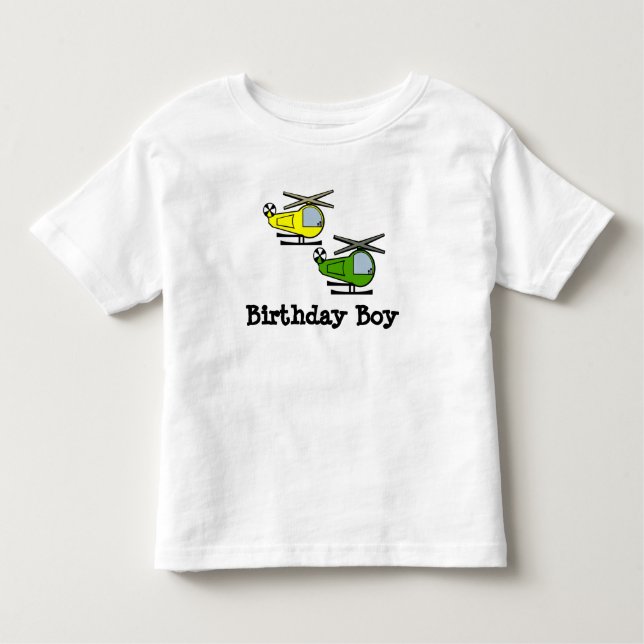 Lil' Choppers/ Birthday Boy Toddler T-shirt (Front)
