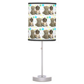 Lil Cowboy and Bear Country and Western Themed Table Lamp (Front)