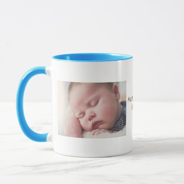 Lil Cowboy and Bear Personalized Photo Mug (Left)