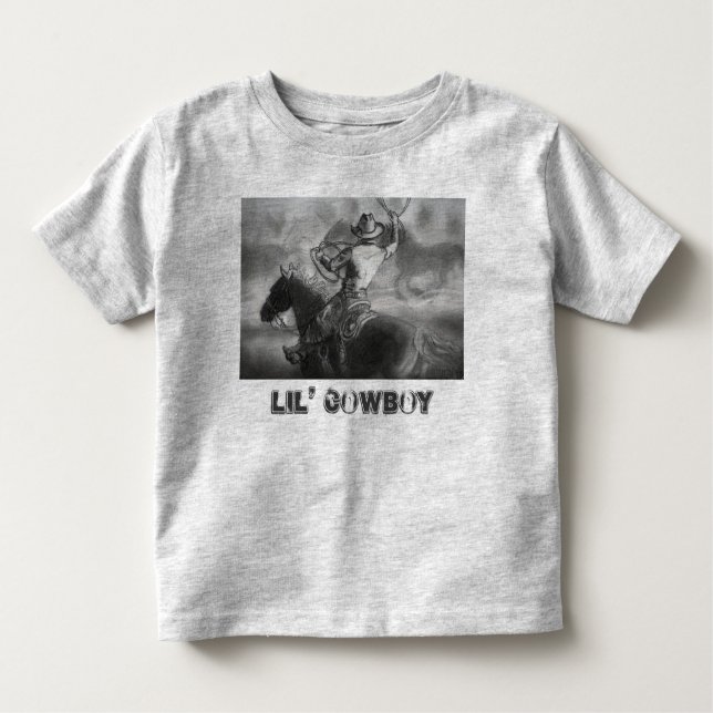 "Lil' Cowboy" Toddler T-Shirt (Front)
