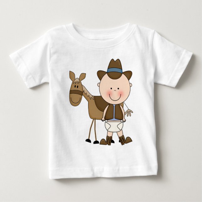 Lil' Cowboy w/Horse Ready to Ride Shirt (Front)