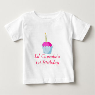 Lil' Cupcake's1st Birthday Baby T-Shirt