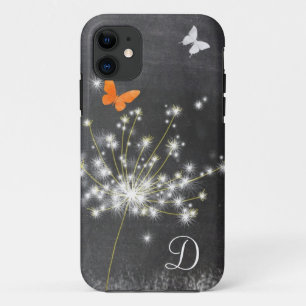 Lil Dandelion + Chalkboard Monogram iPhone 5/5S iPhone 11 Case