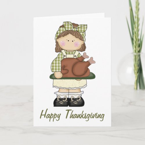 Lil Darling Thanksgiving Card Design 1