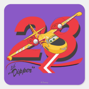 Lil' Dipper Character Art Square Sticker