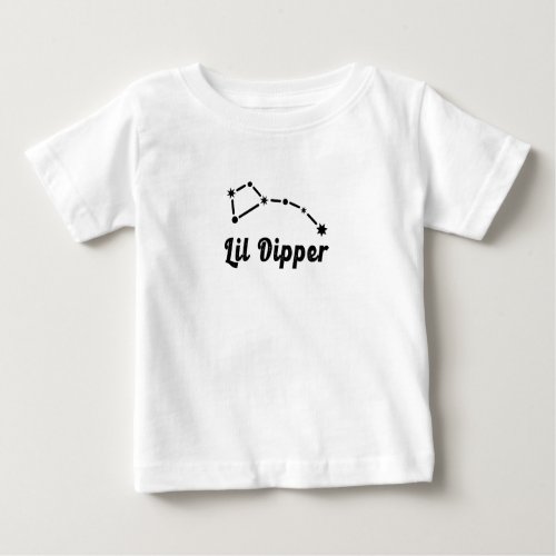 Lil Dipper Constellation Ursa Minor Baby T_Shirt