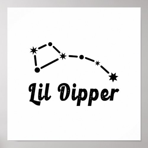 Lil Dipper Constellation Ursa Minor Poster