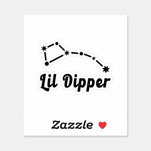 Lil Dipper Constellation Ursa Minor Sticker