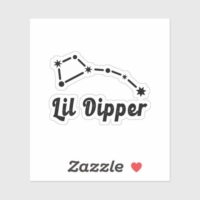 Lil Dipper Constellation Ursa Minor Sticker (Sheet)