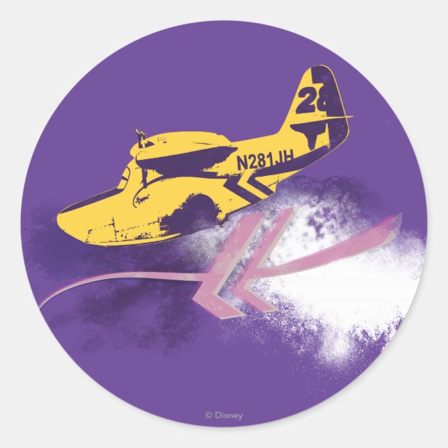 Lil' Dipper Graphic Classic Round Sticker (Front)