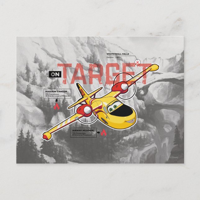 Lil' Dipper On Target Graphic Postcard (Front)