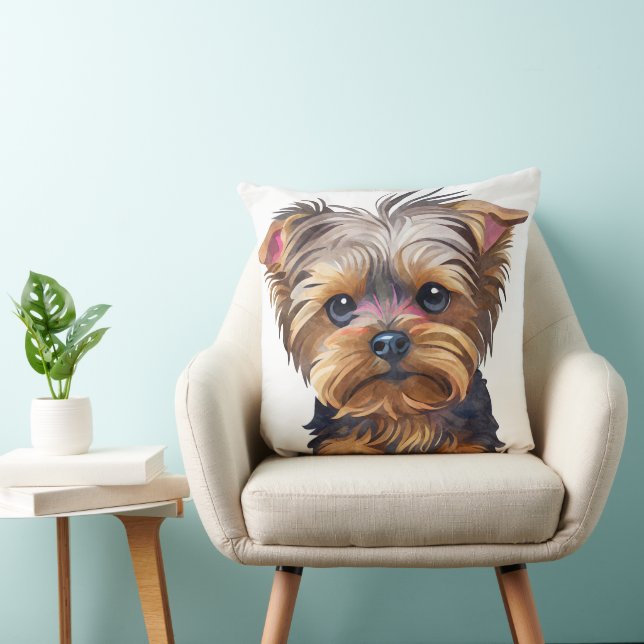Lil Dog 20x20 Throw Pillow (Chair)