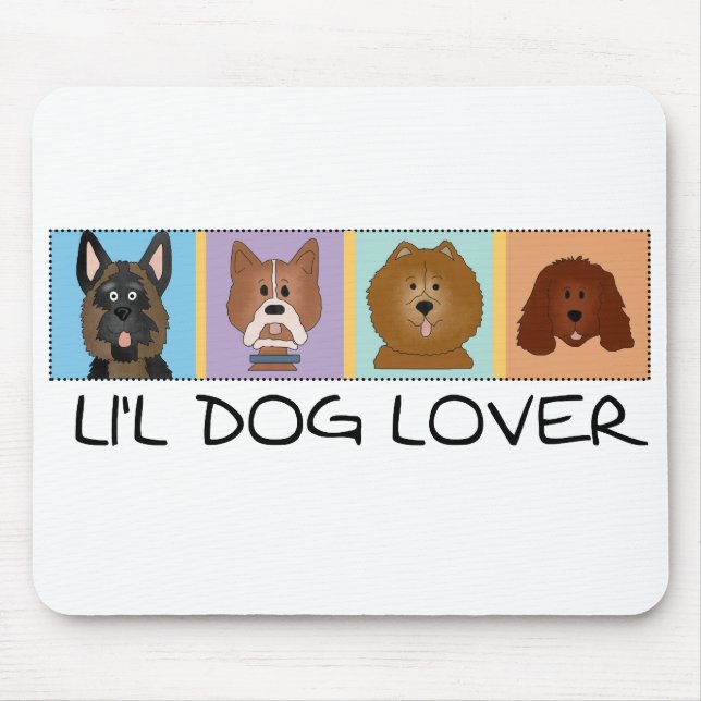Li'l Dog Lover Mouse Pad (Front)
