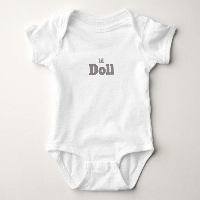 Lil doll T-Shirt Baby Bodysuit (Front)