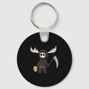 Lil Doom Moose - Funny Reaper Cartoon Keychain
