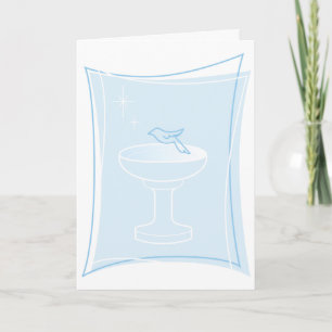 Lil' Dove Baptism invitation (Boy)