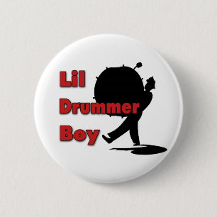Lil Drummer Boy Pinback Button