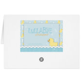 Lil' Duckling Card (Back Horizontal)
