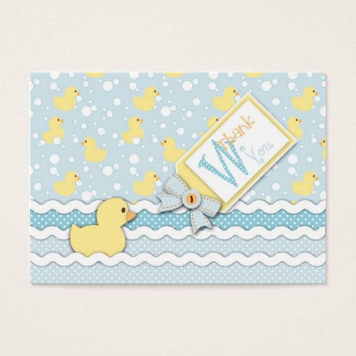 Lil' Duckling TY Gift Tag Business Card Template