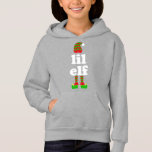 Lil Elf Lil Sis Christmas Gift For Little Sister Hoodie