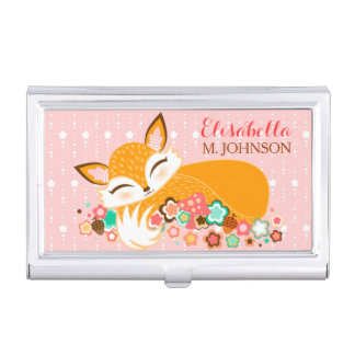 Lil Foxie Cub - Custom Business Card Holder