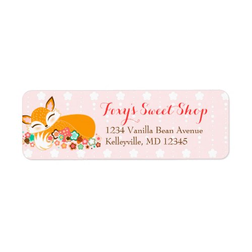 Lil Foxie Cub _ Custom Return Address Labels