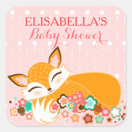 Lil Foxie Cub _ Cute Baby Girl Fox Custom Stickers