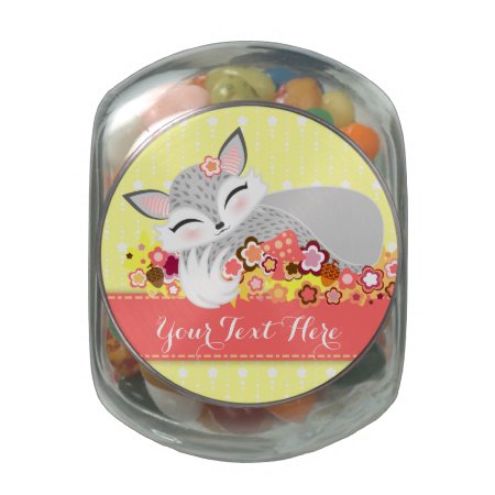 Lil Foxie Cub - Cute Custom Fox Candy Jar