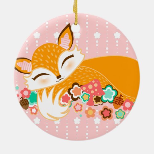 Lil Foxie Cub _ Cute Custom Keepsake Ornament