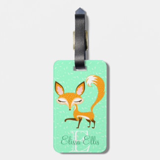 Lil Foxie - Cute Girly Fox - Custom Luggage Tag