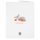 Lil Foxies Big Sister - Custom BIG Card (Back)