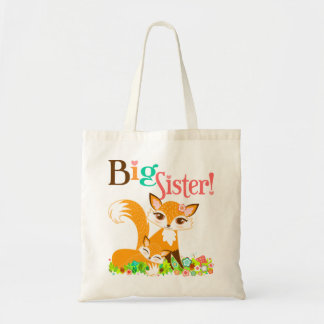 Lil Foxies Big Sister Tote Bag