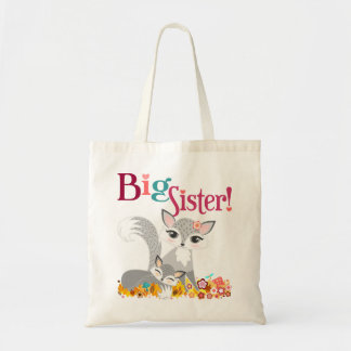 Lil Foxies Big Sister Tote Bag
