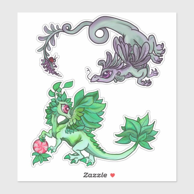 Lil Garden Dragons Sticker (Sheet)