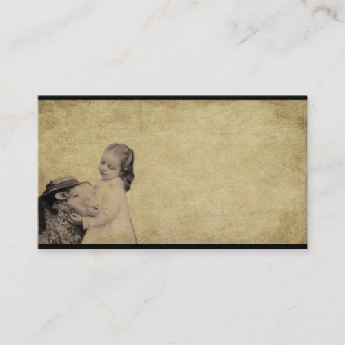 lil girl &amp; lil lamb- prim biz cards business cards