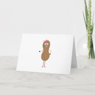 Lil Girl Peanut Card