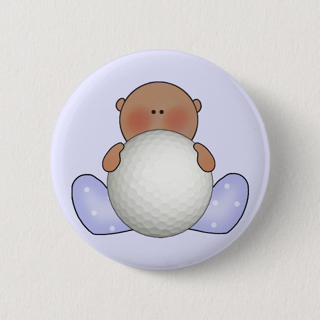 Lil Golf Baby Boy- Ethnic Button (Front)